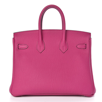 Hermes Togo Birkin 25 Rose Pourpre 28 of 46
