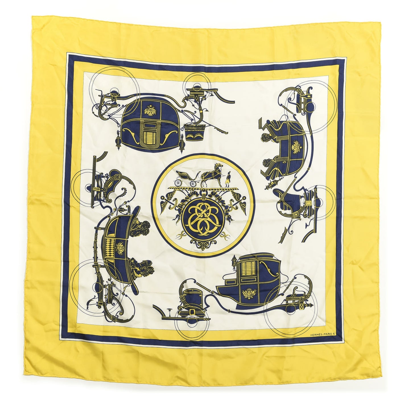 Silk Ex Libris Scarf 90