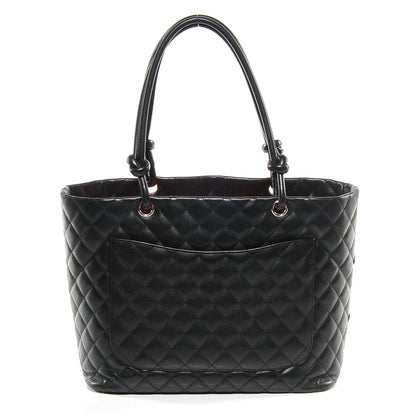Chanel Calfskin Quilted Large Cambon Tote Black 4 of 8