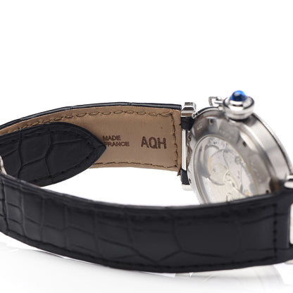 Cartier Stainless Steel Alligator 38mm Pasha C Grille Automatic Watch 5 of 8