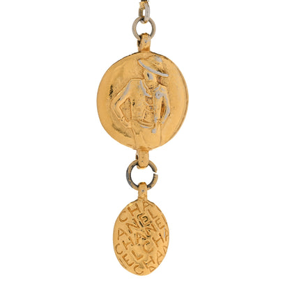Chanel Metal Coco Chanel Link Short Necklace Gold 6 of 7
