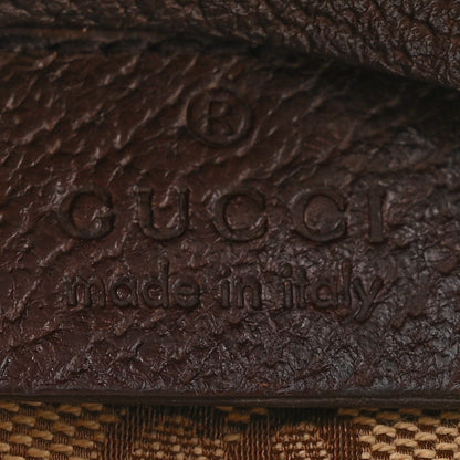 Gucci GG Monogram Double Pocket Belt Bag Dark Brown 6 of 13