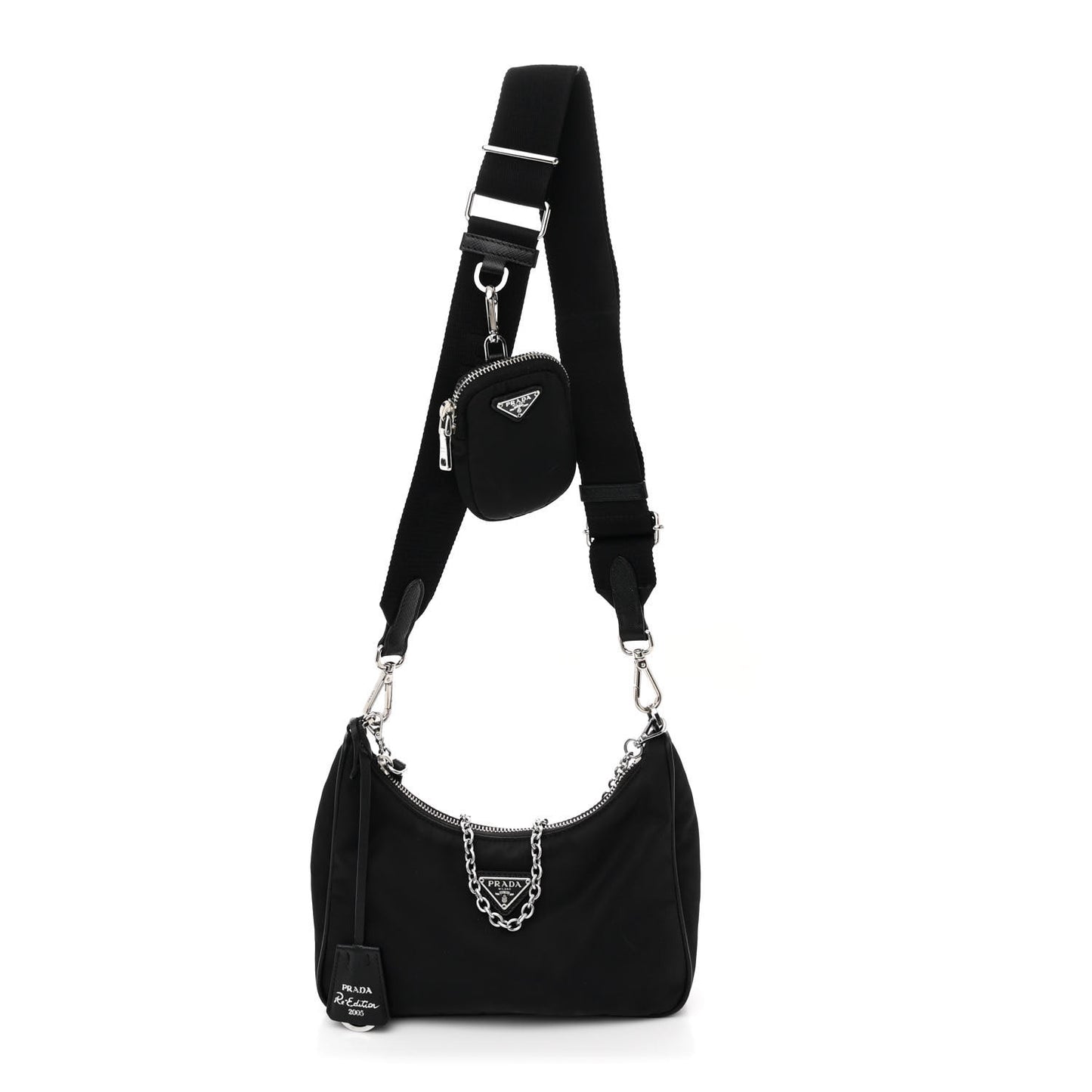 Nylon Re-Edition 2005 Shoulder Bag Black