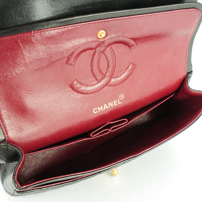 Chanel Lambskin Quilted Medium Double Flap Black 5 of 12