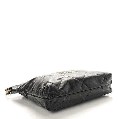 Chanel Shiny Calfskin Quilted Small Chanel 22 Black 5 of 11