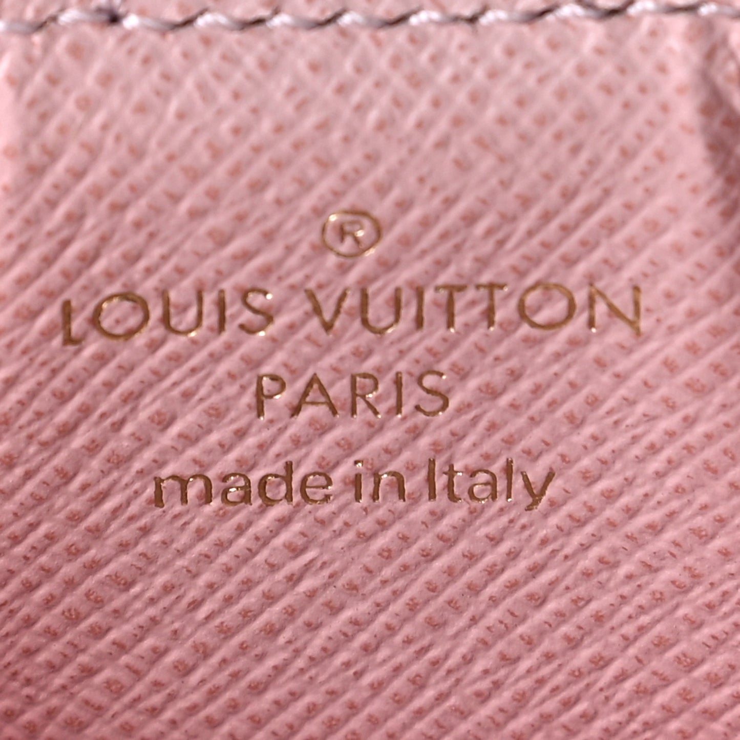 Monogram Gusset Card Holder Rose Ballerine