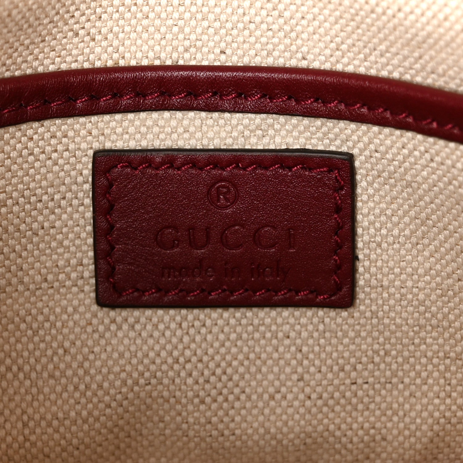 Gucci GG Supreme Monogram Horsebit 1955 Soft Small Shoulder Bag Beige Ebony Rosso Ancora 6 of 11