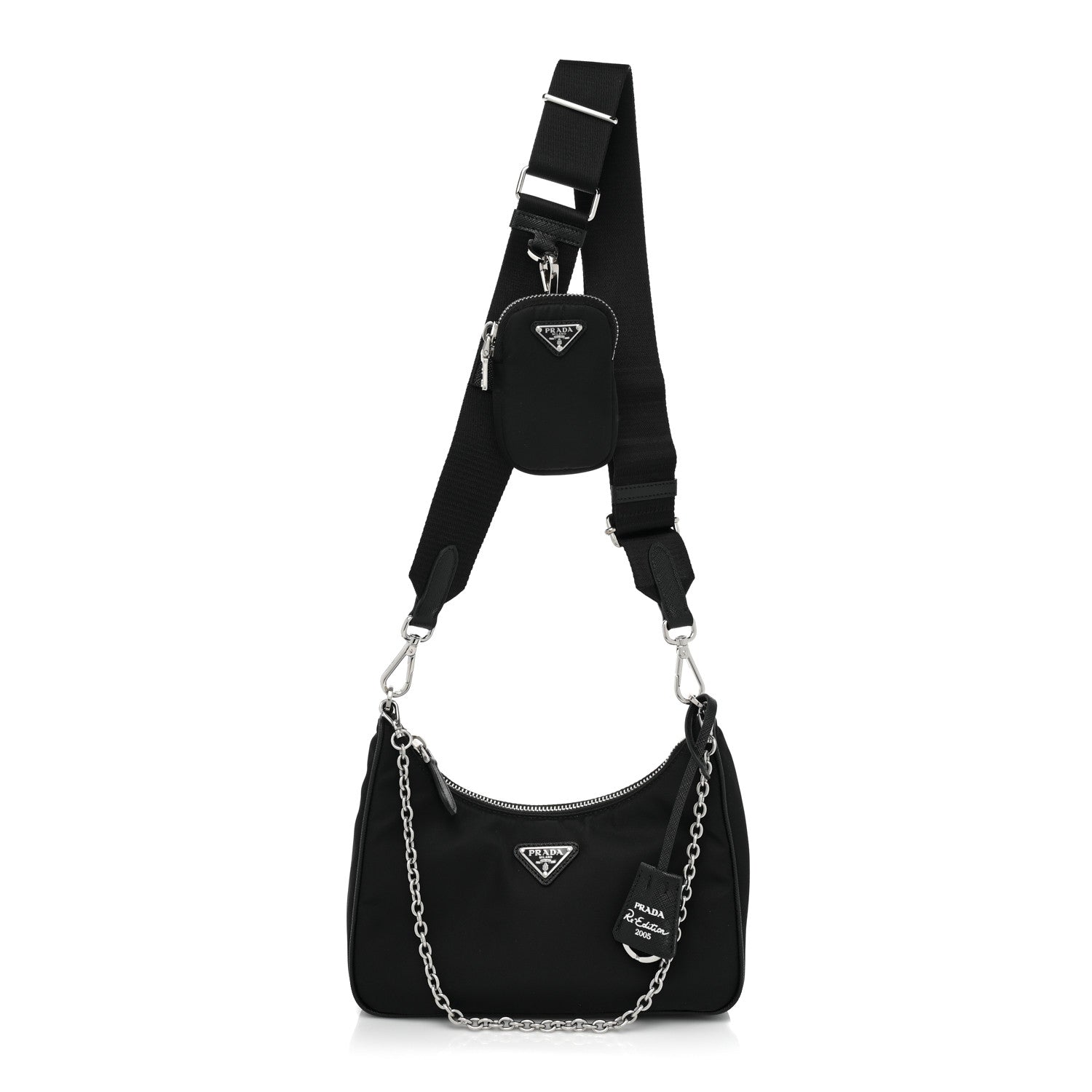 Prada Nylon Re-Edition 2005 Shoulder Bag Black 1 of 7