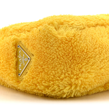 Prada Terry Cloth Mini Re-Edition 2000 Bag Giallo Black 9 of 9