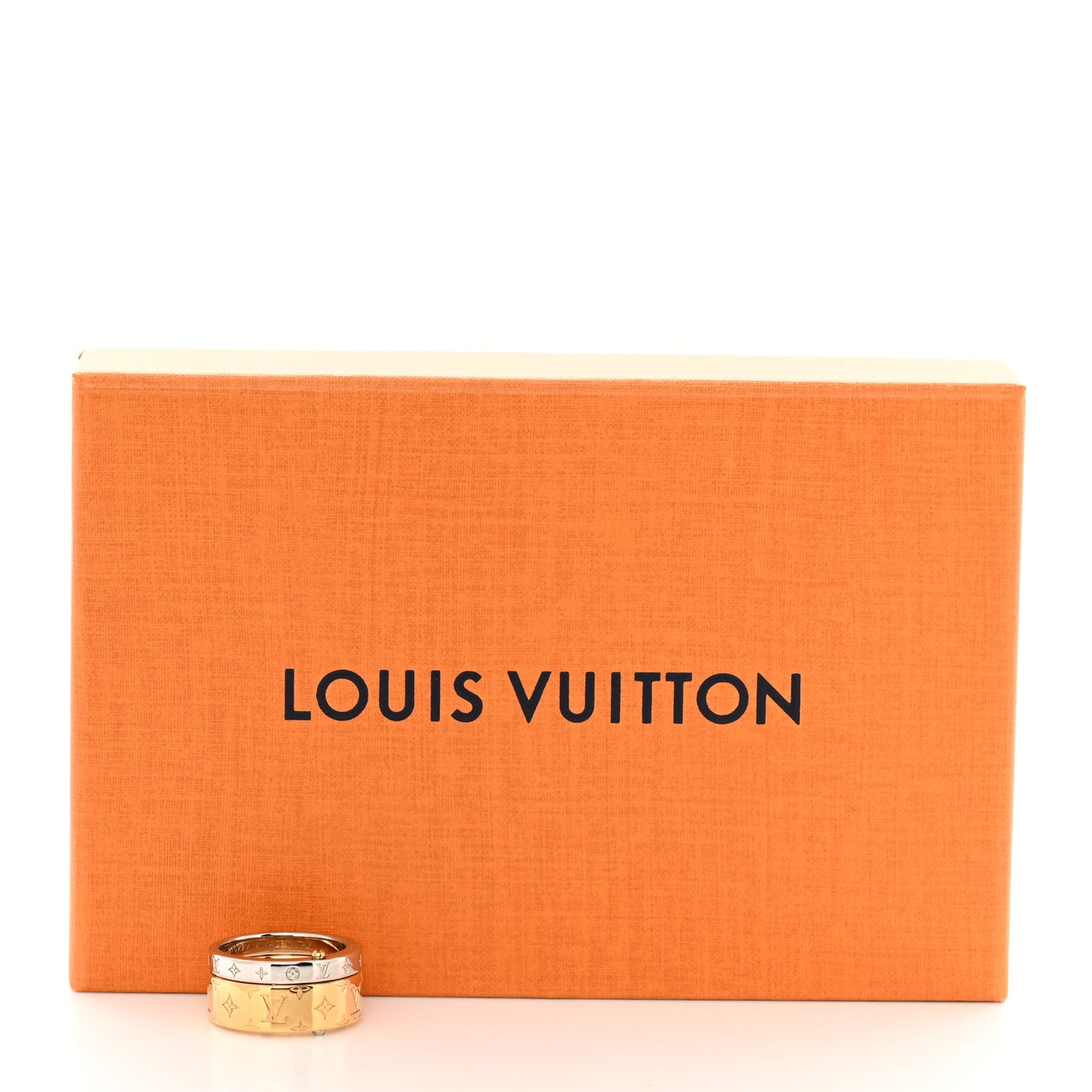 Monogram Double Nanogram Ring M Gold Palladium