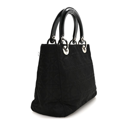 Christian Dior Nylon Cannage Medium Lady Dior Black 5 of 19