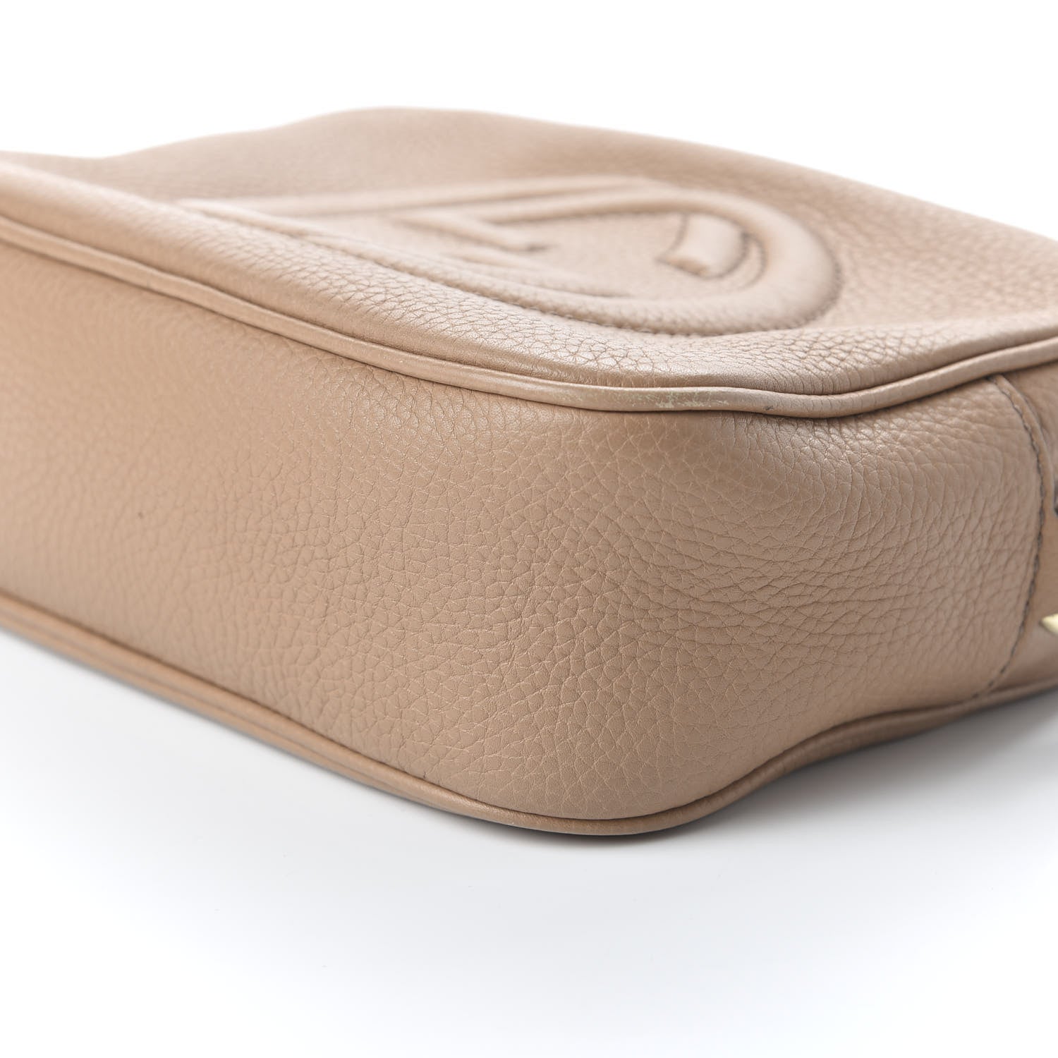Gucci Pebbled Calfskin Small Soho Disco Bag Rose Beige 7 of 10