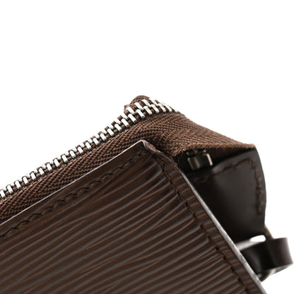 Louis Vuitton Epi Pochette Accessories 24 Moka 7 of 9