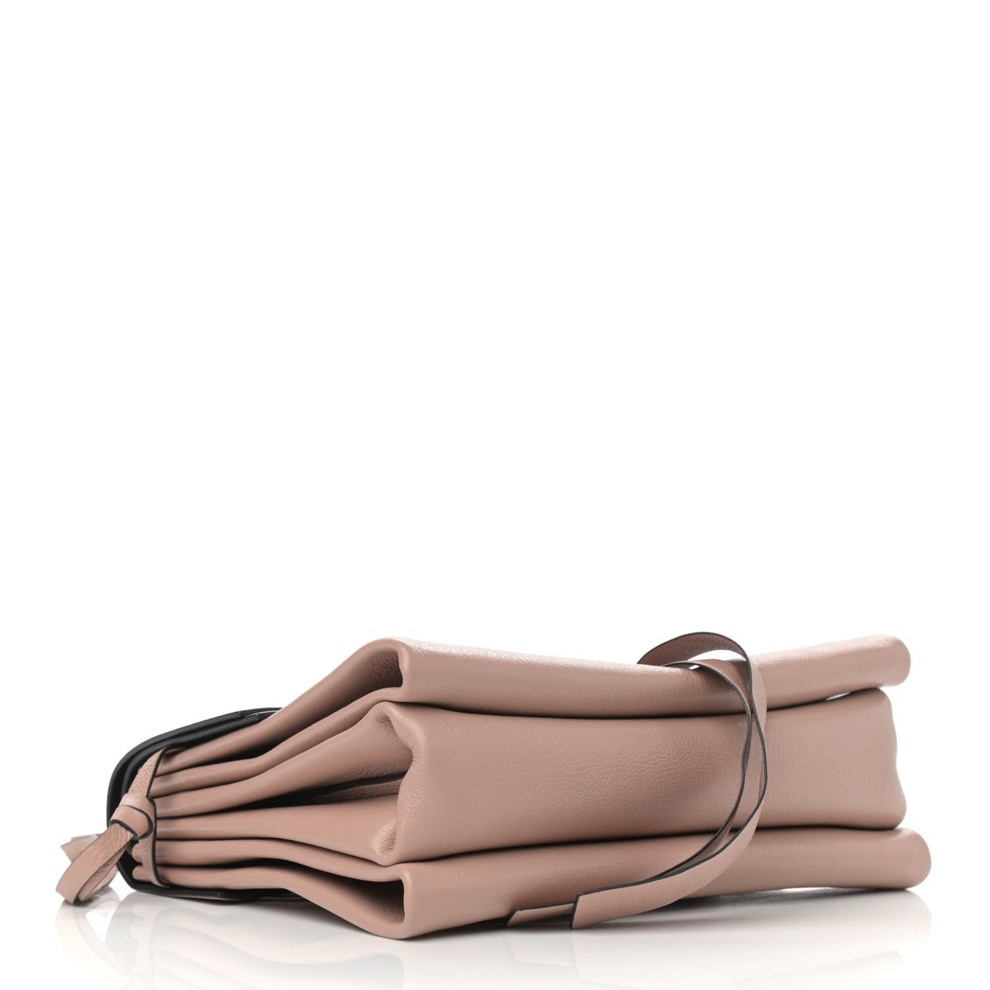 Calfskin VRing Shoulder Bag Rose Cannelle