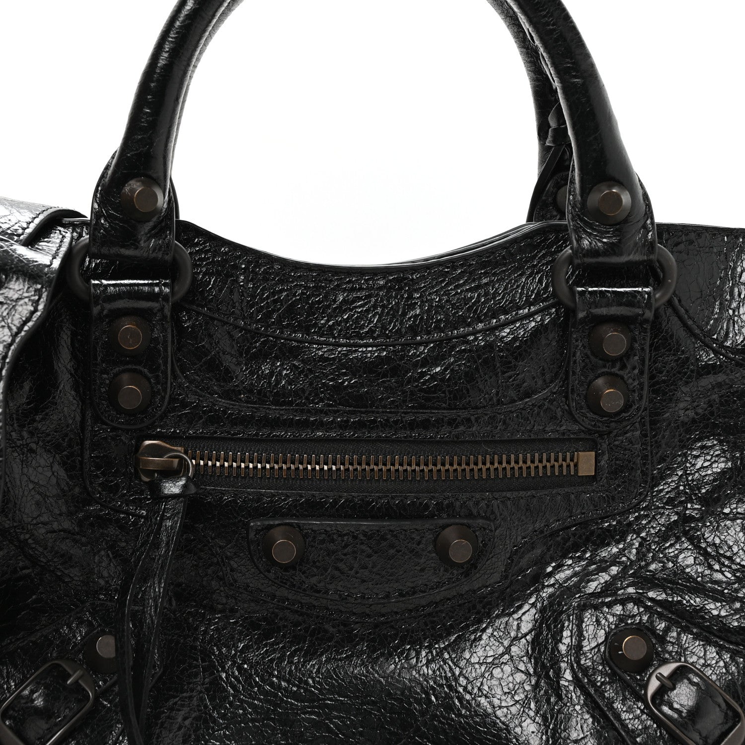 Balenciaga Agneau Arena Classic Hardware Le City Mini Black 8 of 11