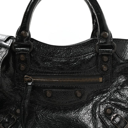 Balenciaga Agneau Arena Classic Hardware Le City Mini Black 8 of 11