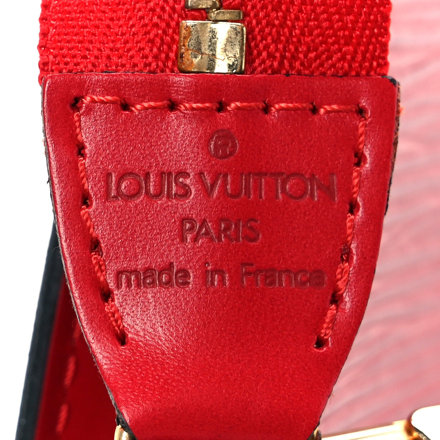 Epi Pochette Accessories 21 Castillan Red