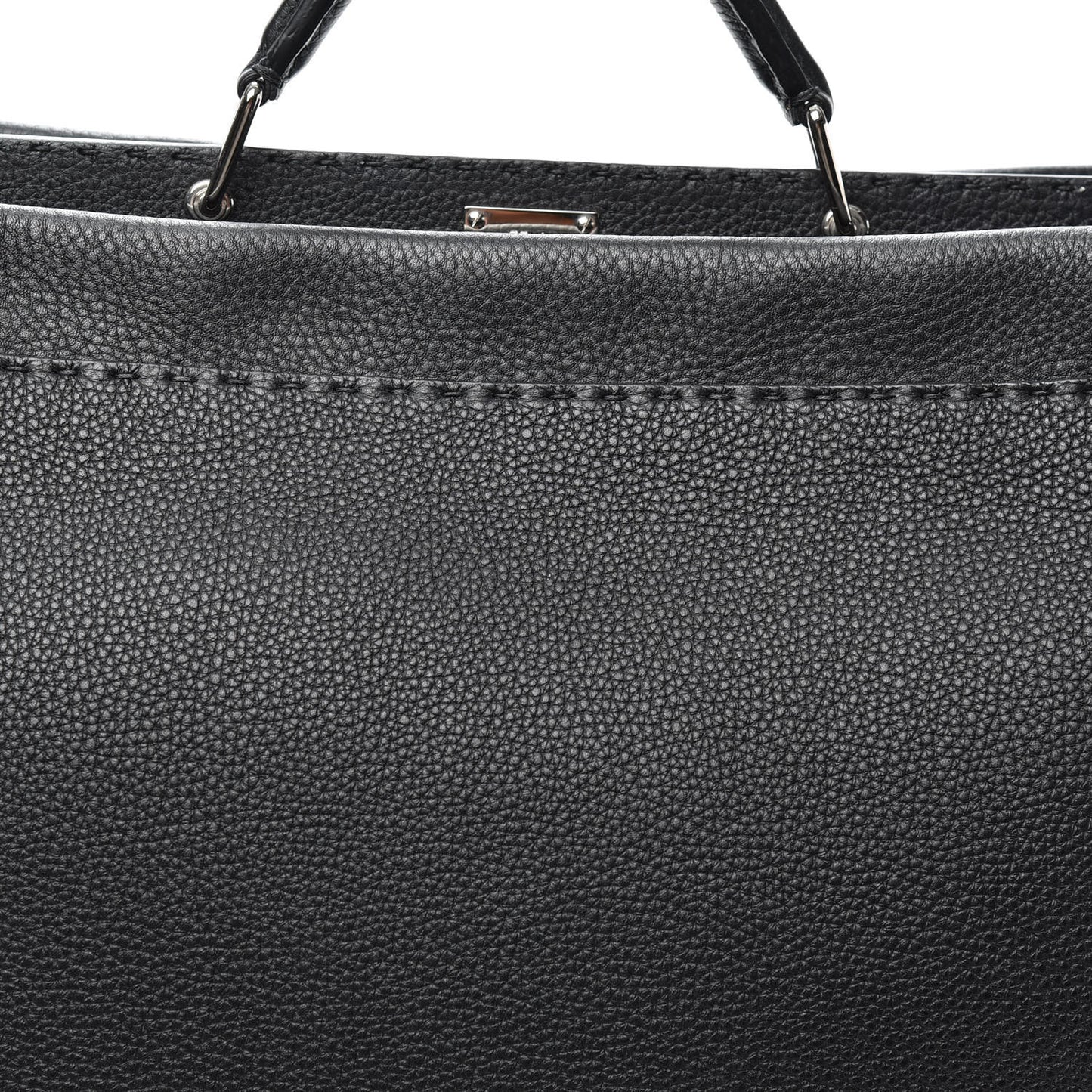 Cuoio Romano Selleria Monster Eyes Inlay Large Mens Peekaboo Iconic Essential Satchel Black Sunflower