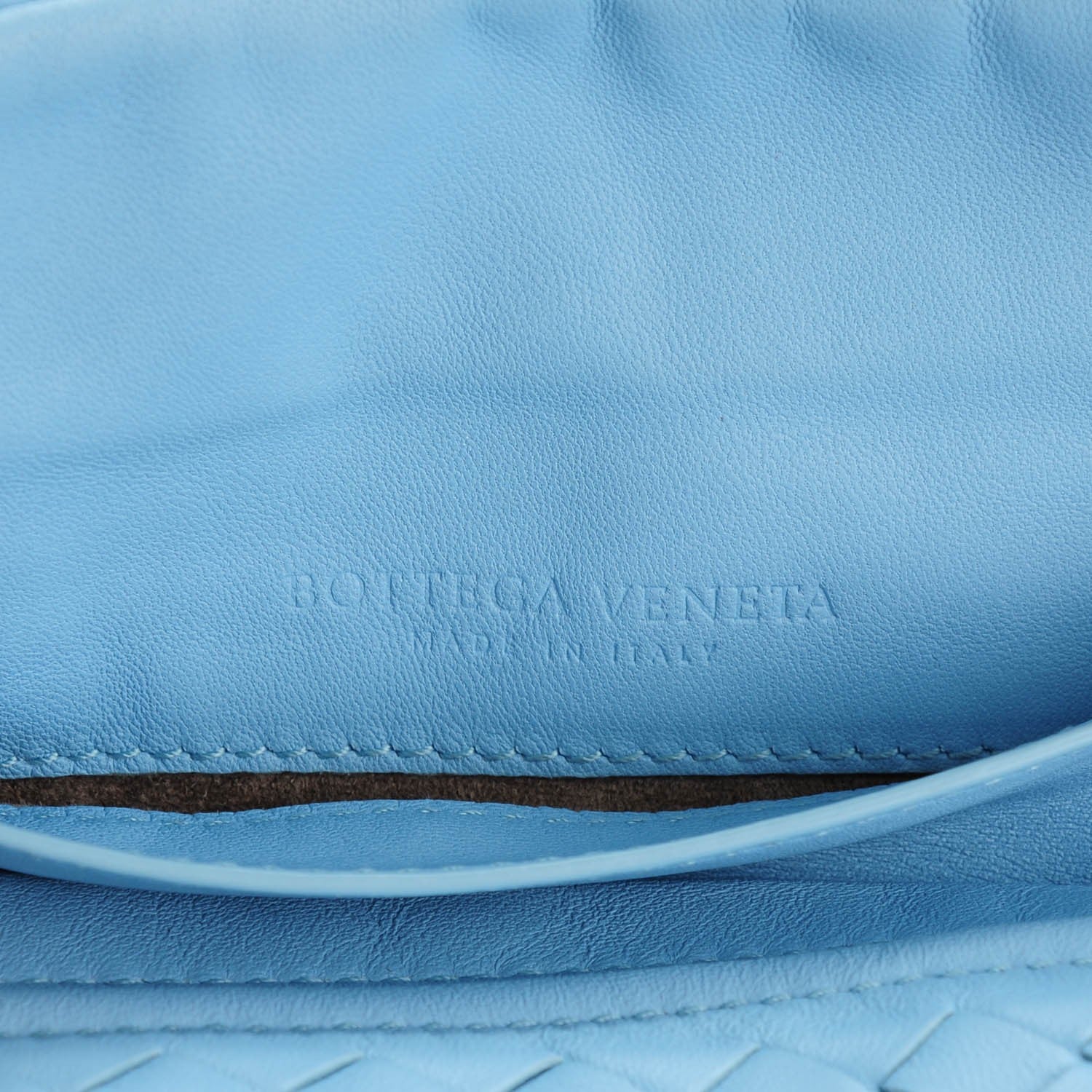 Bottega Veneta Nappa Intrecciato Small Chain Crossbody Ciel 6 of 8