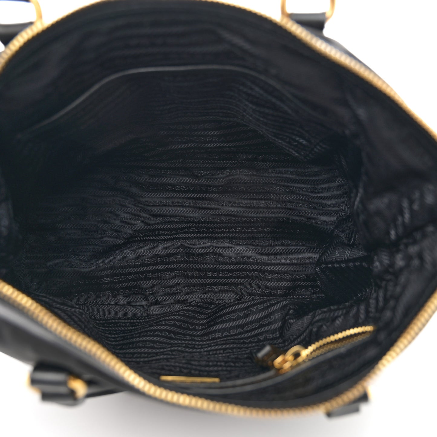 Tessuto Nylon Soft Calfskin Tote Black