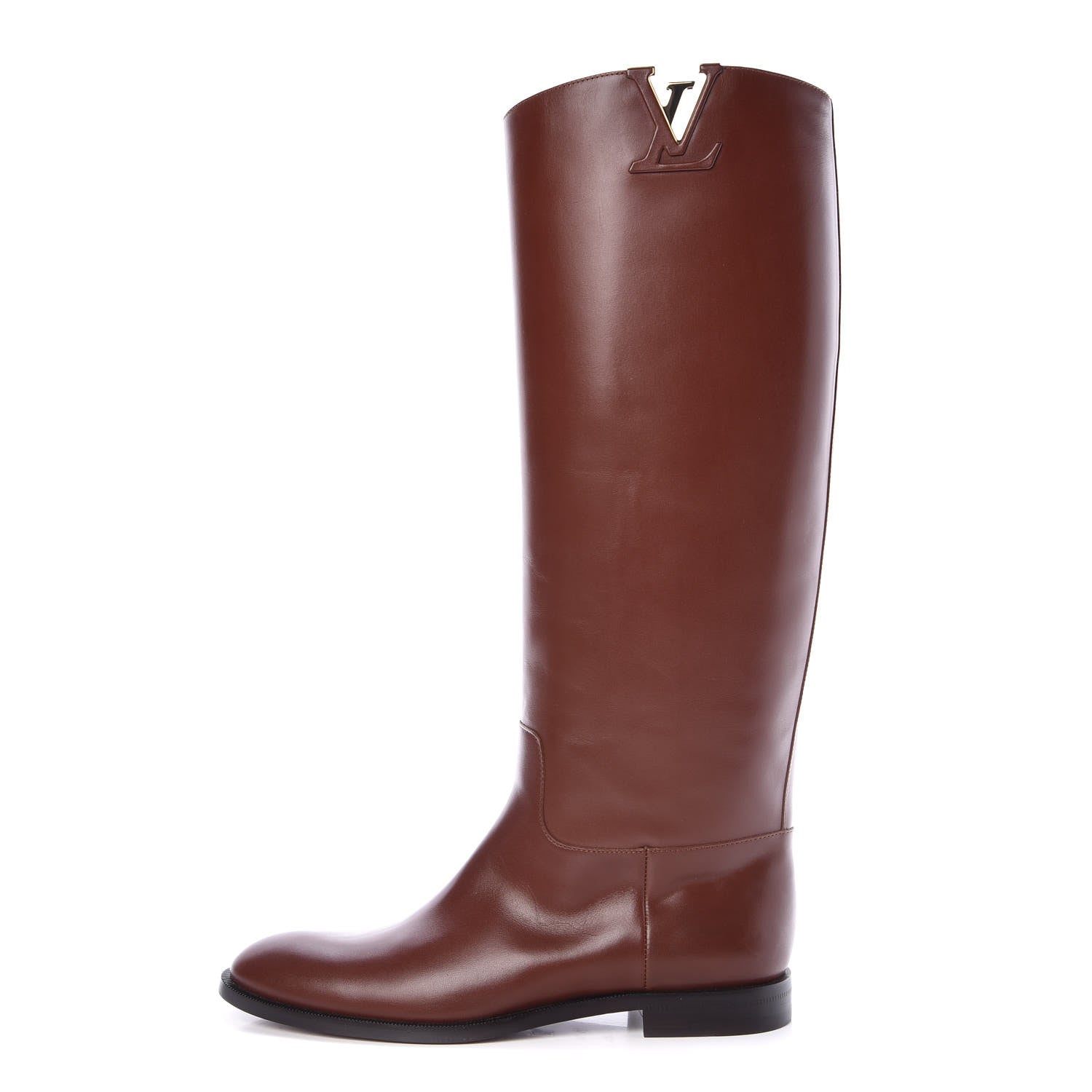Louis Vuitton Heritage Flat High Boots 39 Brown 1 of 9