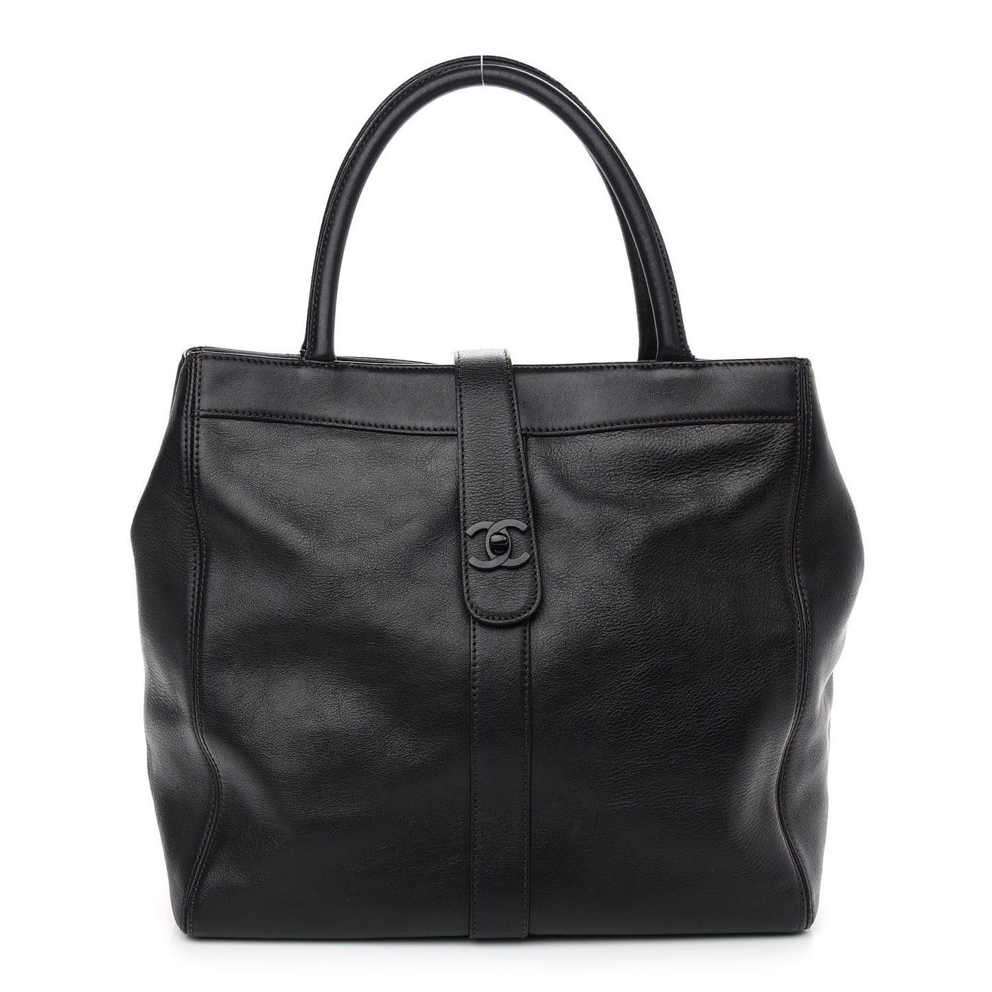 Lambskin CC Tote Black