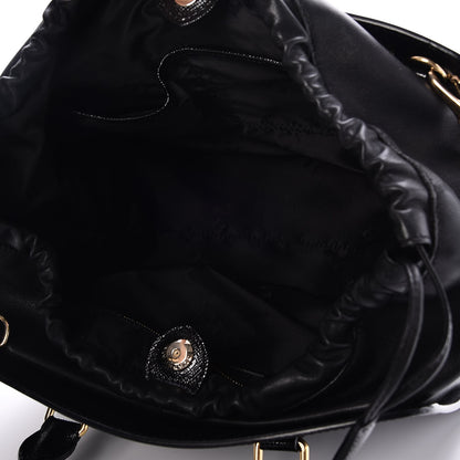 Burberry Patent Calfskin Medium Dinton Tote Black 5 of 8