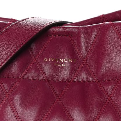 Givenchy Lambskin Quilted Mini GV Bucket Bag Orchid Purple 8 of 13