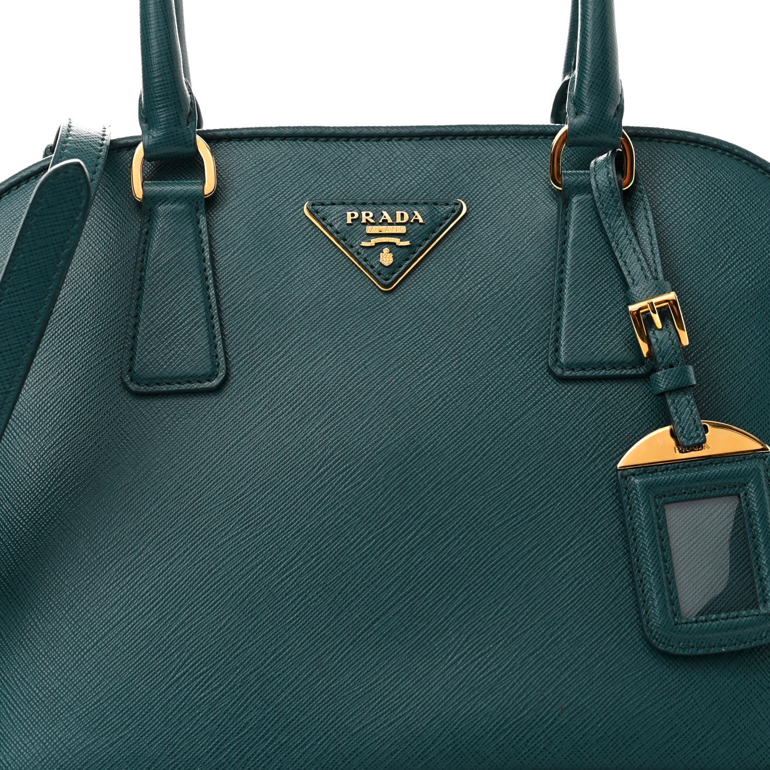 Prada Saffiano Lux Medium Promenade Tote Ottanio 10 of 15