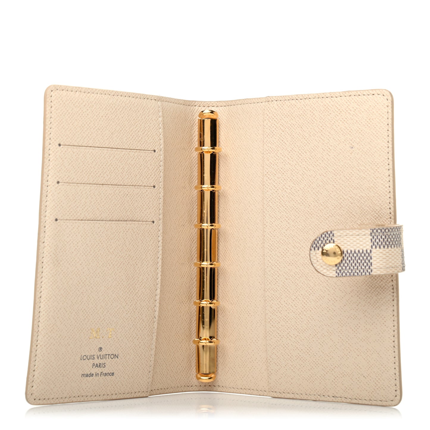 Damier Azur Small Ring Agenda Cover