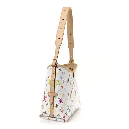 Louis Vuitton LV x TM Monogram Multicolor CarryAll PM White 4 of 11