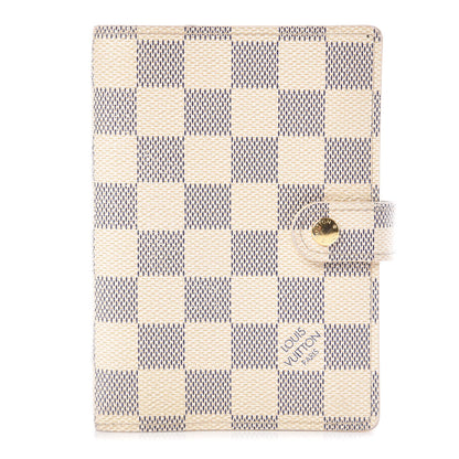 Louis Vuitton Damier Azur Small Ring Agenda Cover 1 of 12