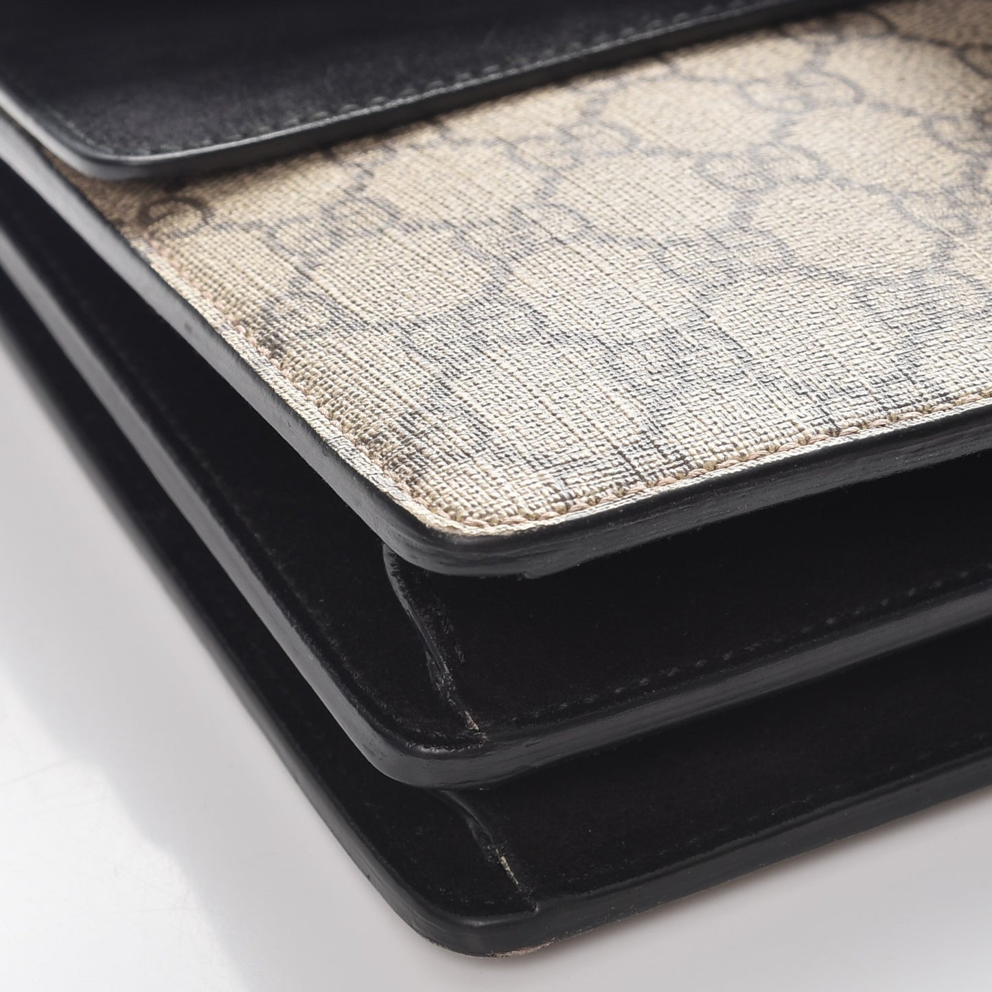 GG Supreme Monogram Small Dionysus Shoulder Bag Black