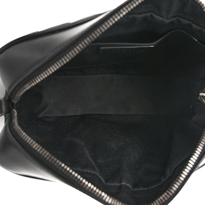Saint Laurent Calfskin Matelasse Monogram Lou Camera Bag Black 5 of 9