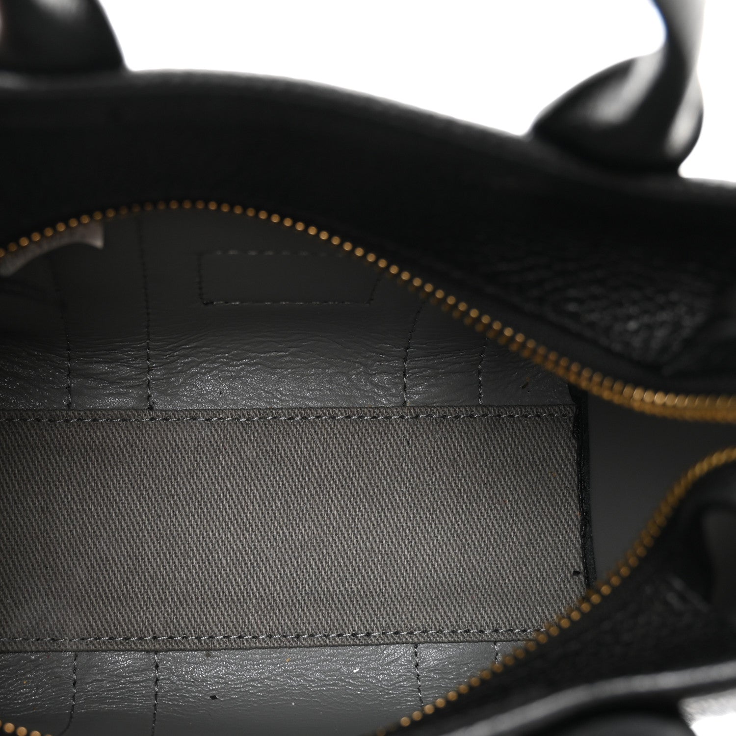 Marc Jacobs Grained Calfskin Micro The Tote Bag Black 6 of 9