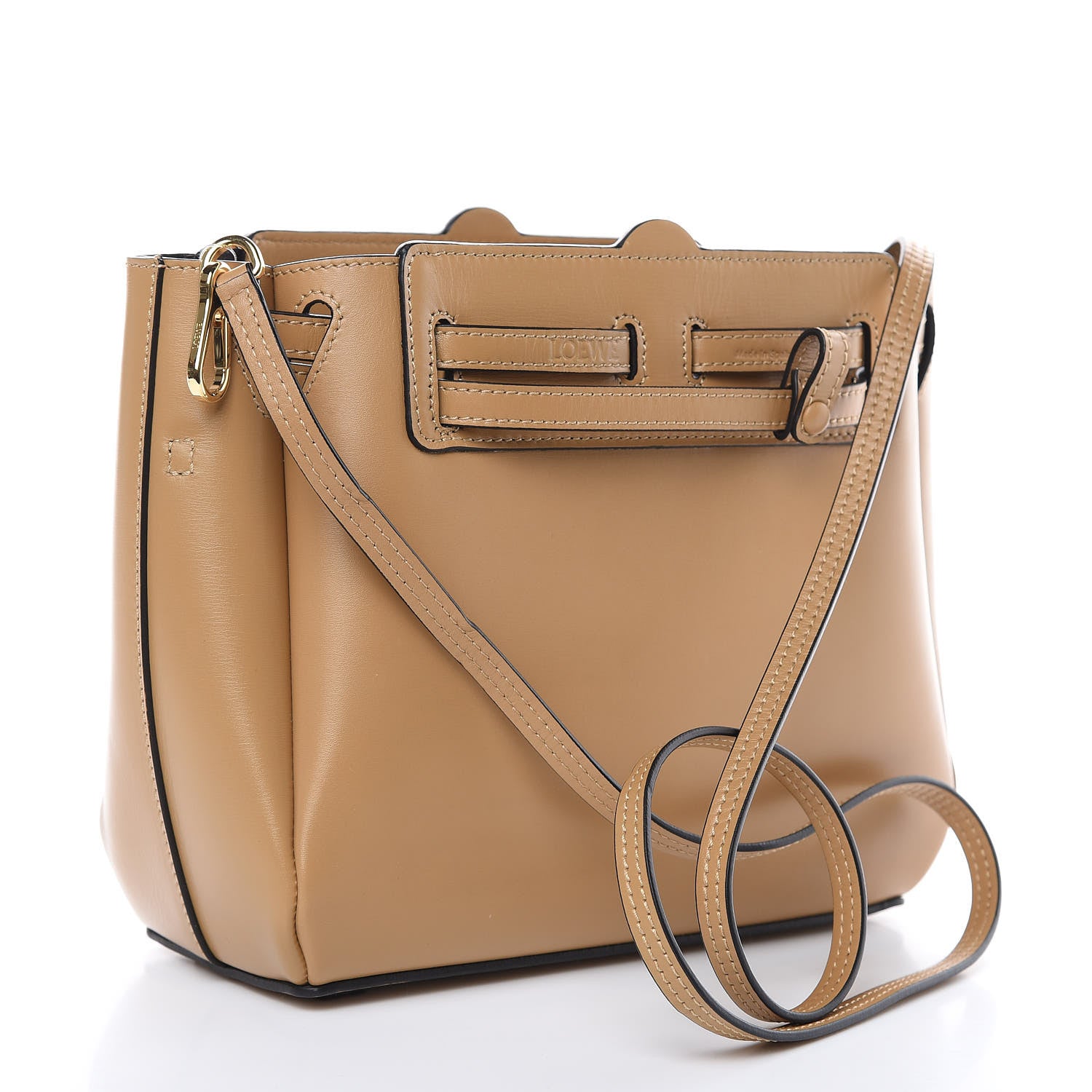Loewe Boxcalf Mini Lazo Tote Dune 3 of 11