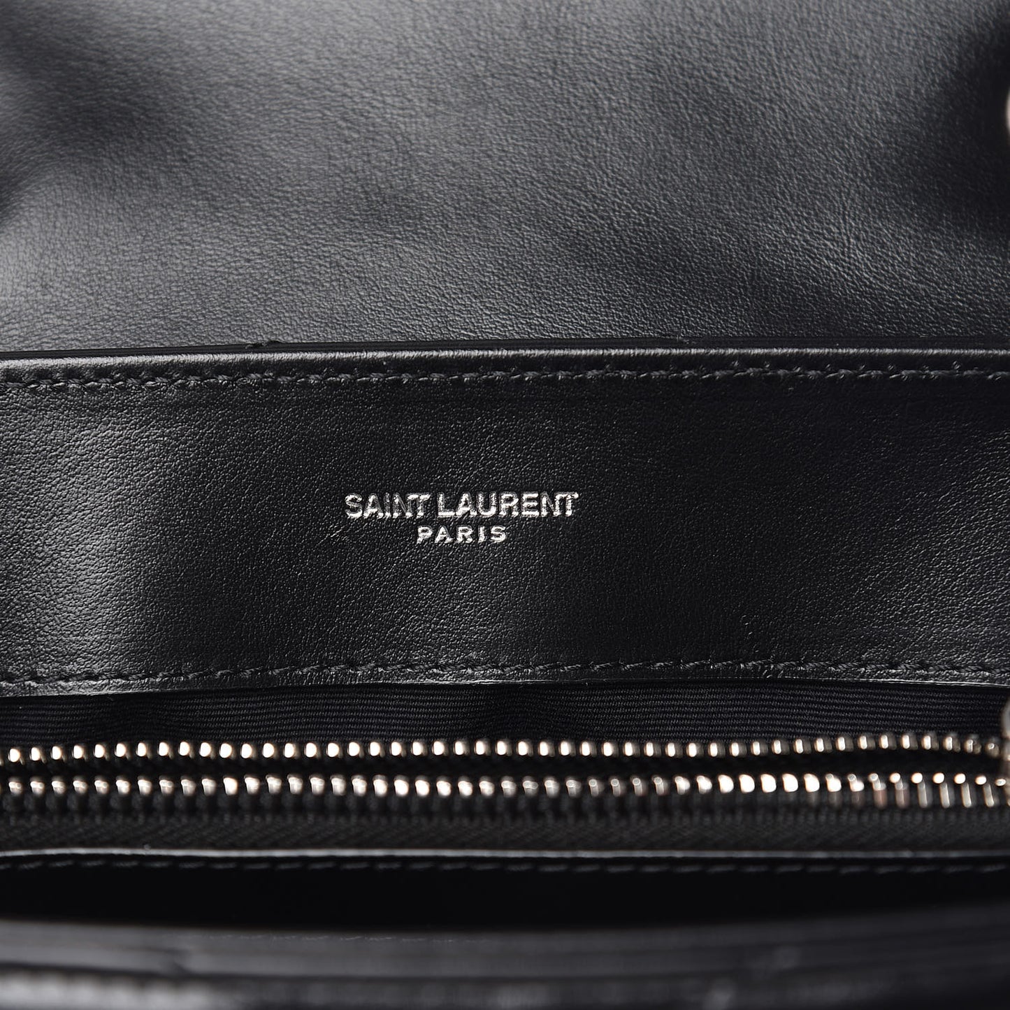 Calfskin Y Quilted Monogram Small Loulou Chain Satchel Black