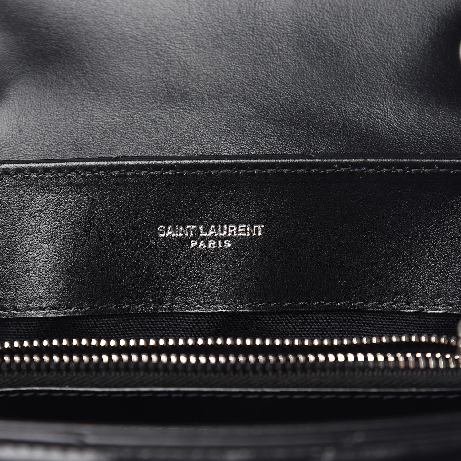 Saint Laurent Calfskin Y Quilted Monogram Small Loulou Chain Satchel Black 5 of 10