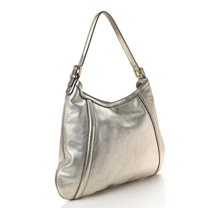 Gucci Calfskin Medium Britt Hobo Platinum 3 of 11