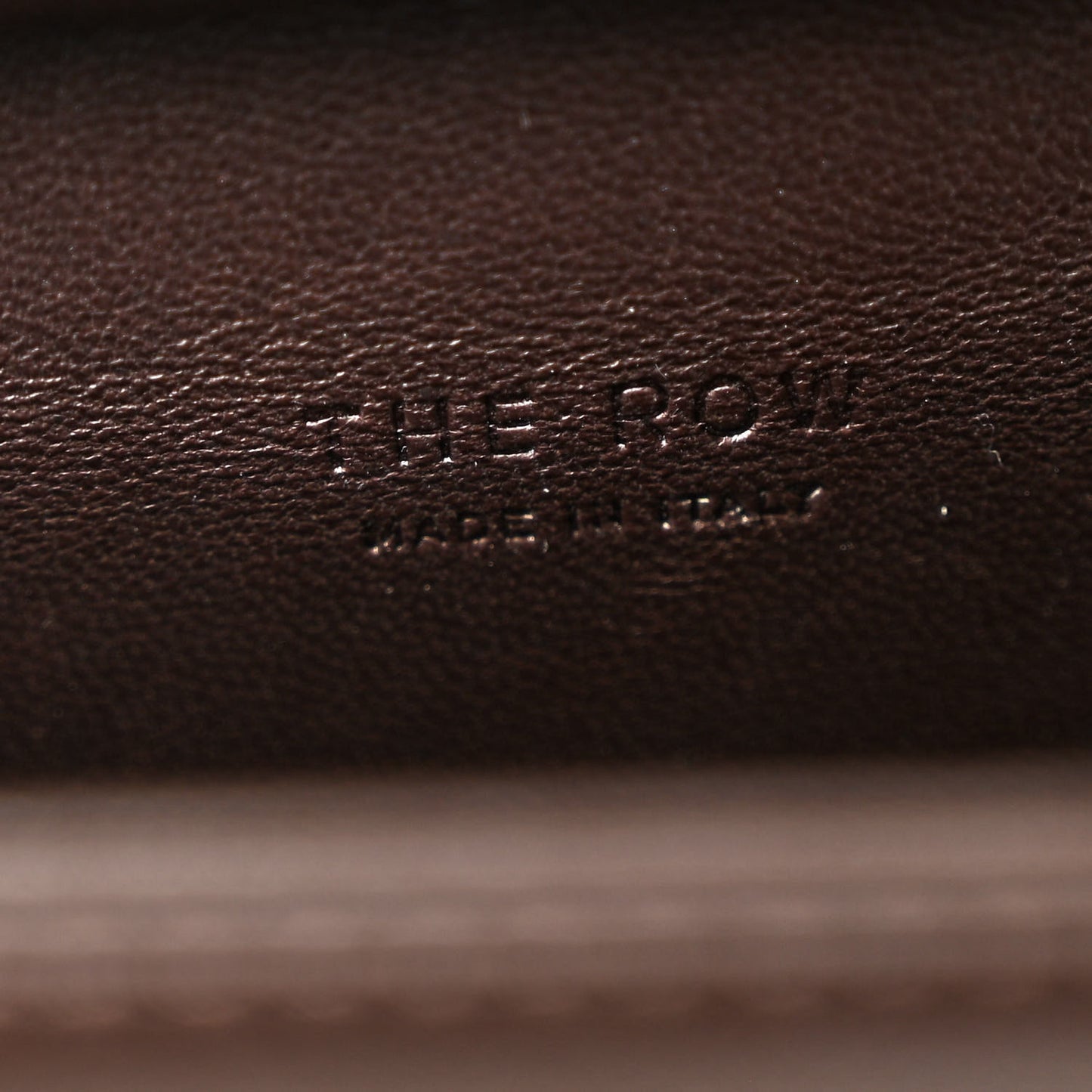 Nappa Canteen Bag Dark Brown