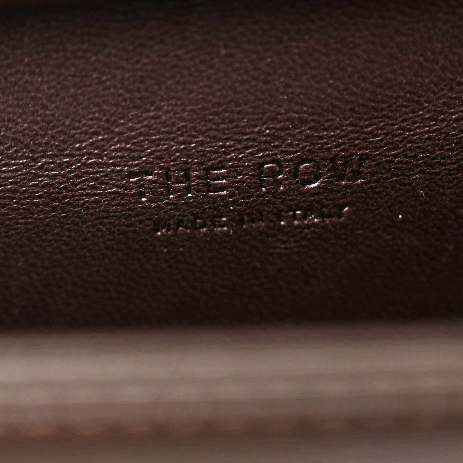 The Row Nappa Canteen Bag Dark Brown 6 of 11