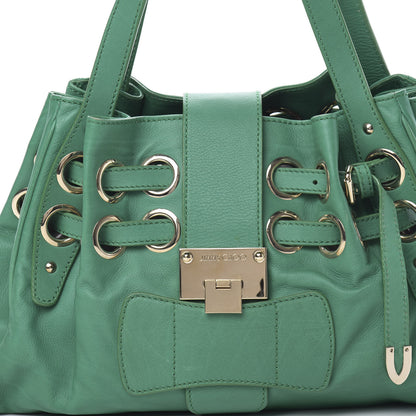 Jimmy Choo Calfskin Ramona Tote Green 7 of 13