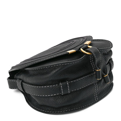 Chloe Calfskin Mini Marcie Round Crossbody Bag Black 11 of 12