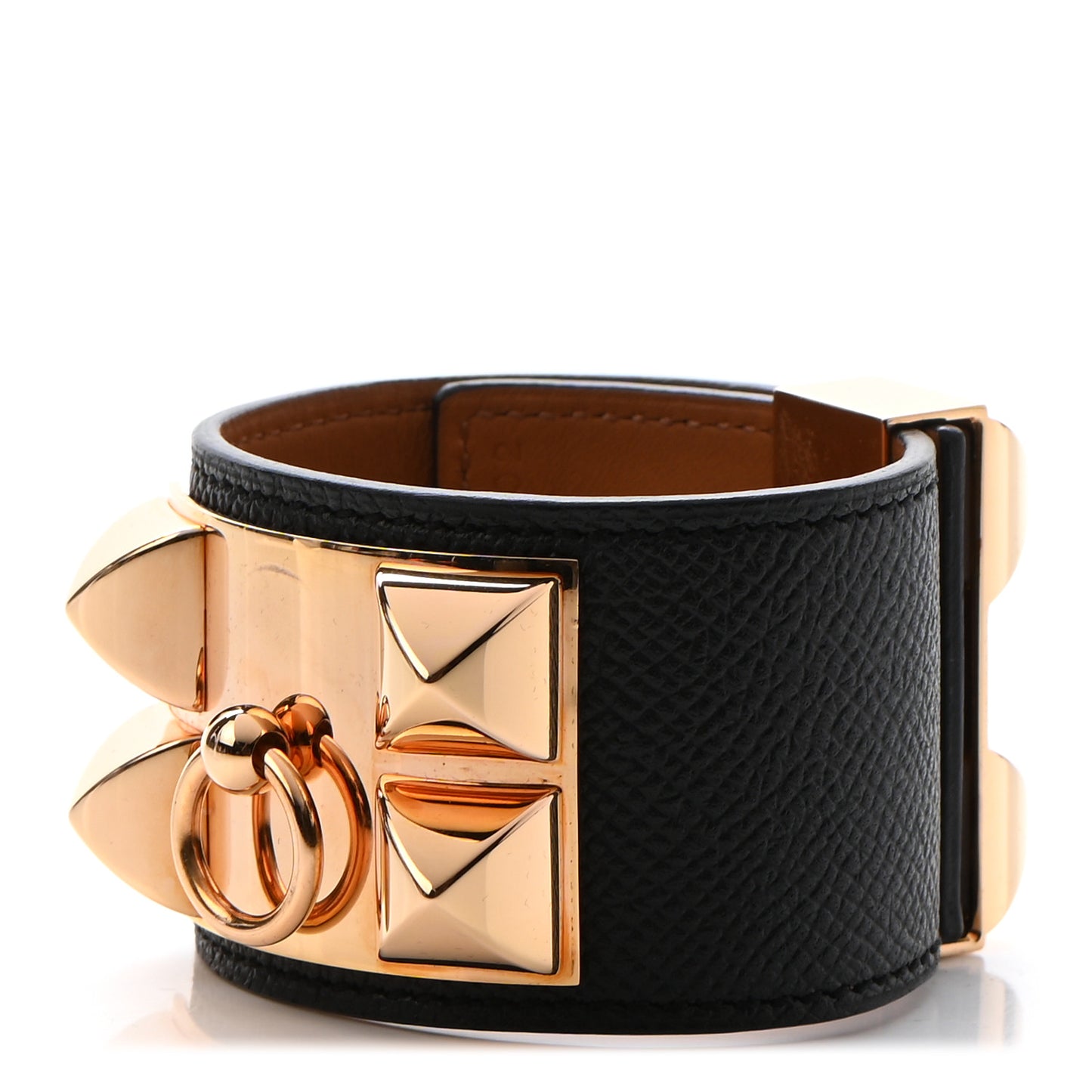 Epsom Collier de Chien CDC Bracelet S Black