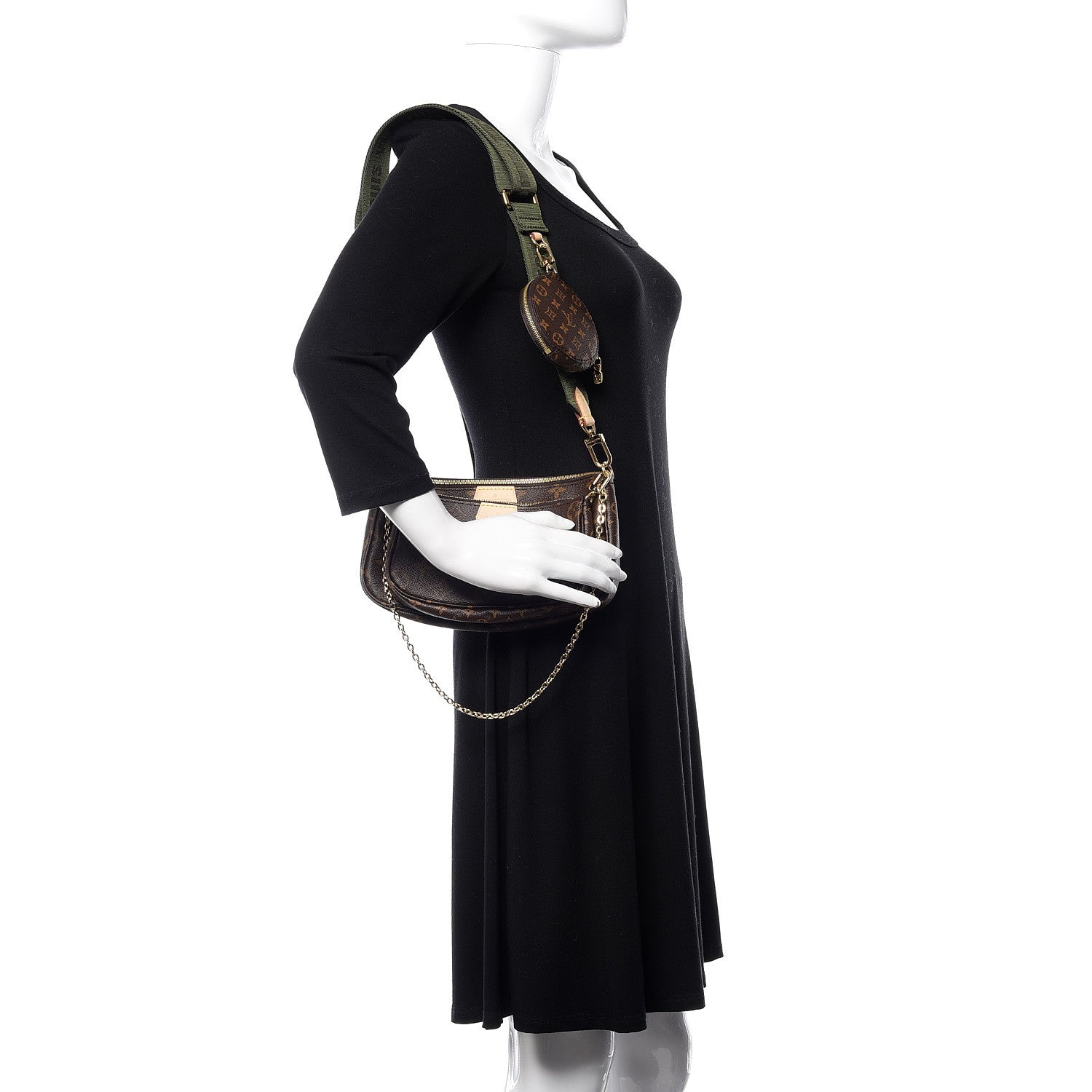 Louis Vuitton Monogram Multi Pochette Accessories Kaki 2 of 9