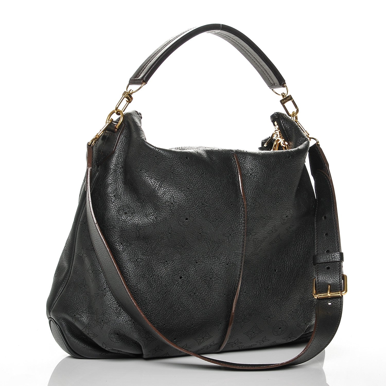 Louis Vuitton Mahina Selene MM Black 3 of 7