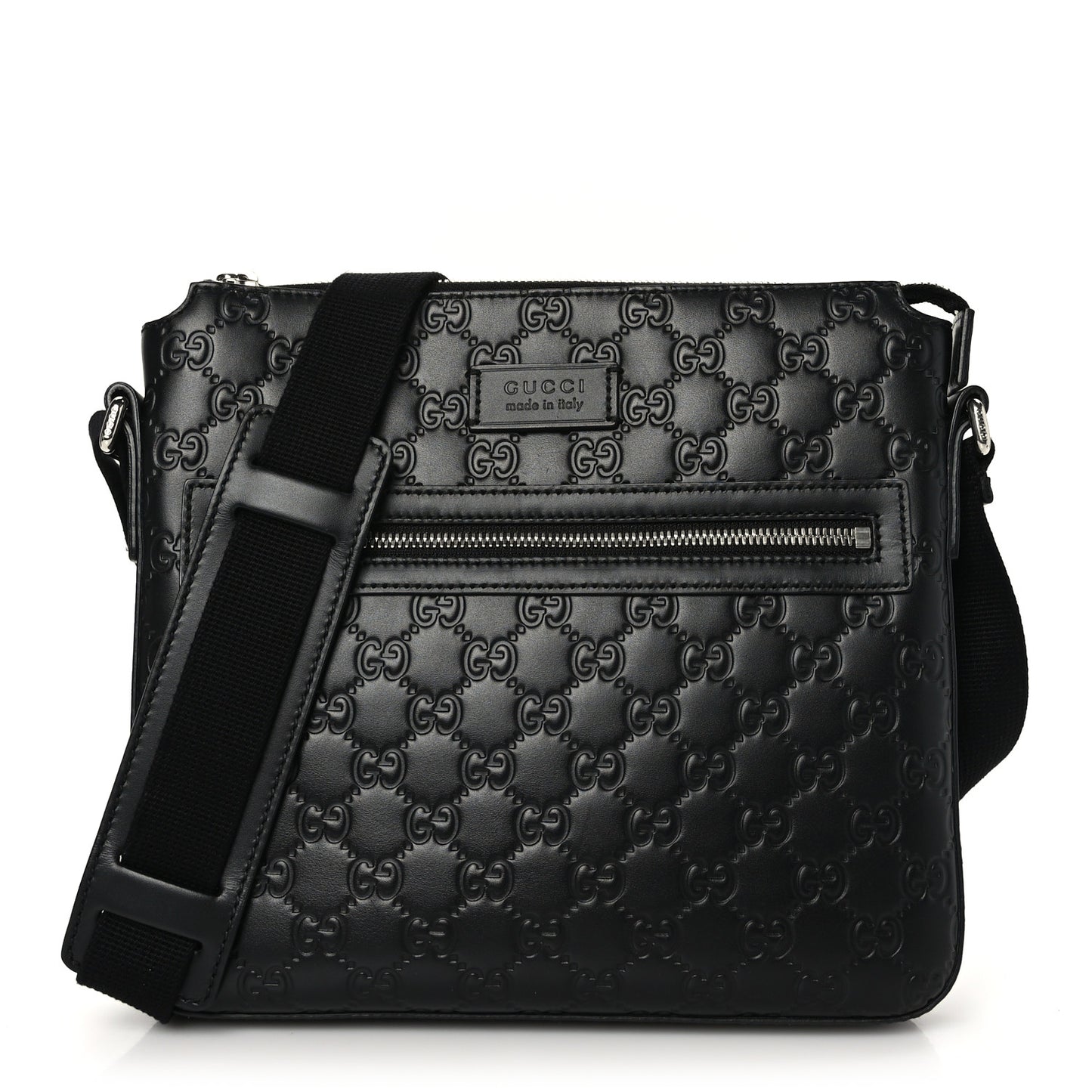 Guccissima Signature Small Messenger Bag Black