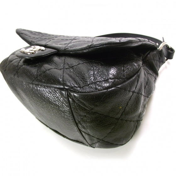 Leather On The Road Large Flap Black