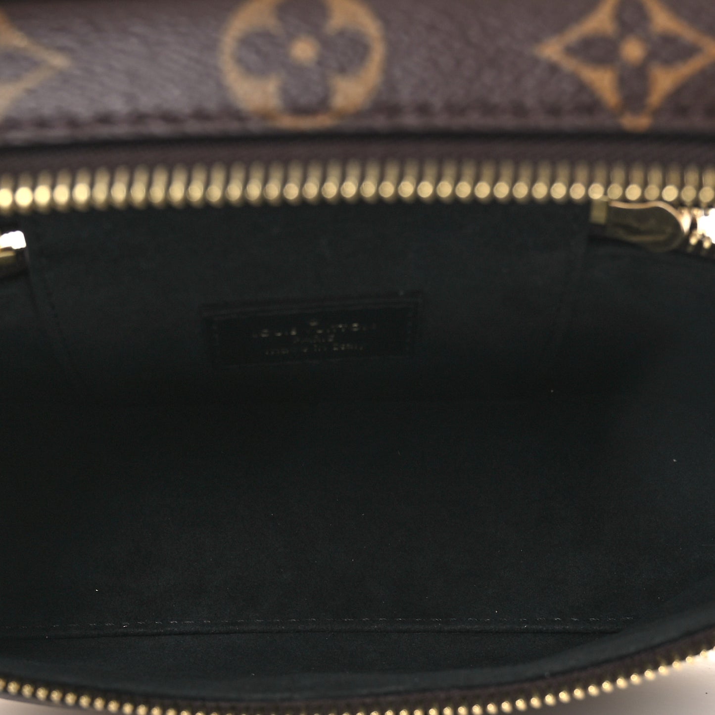 Reverse Monogram Vanity Chain Pouch