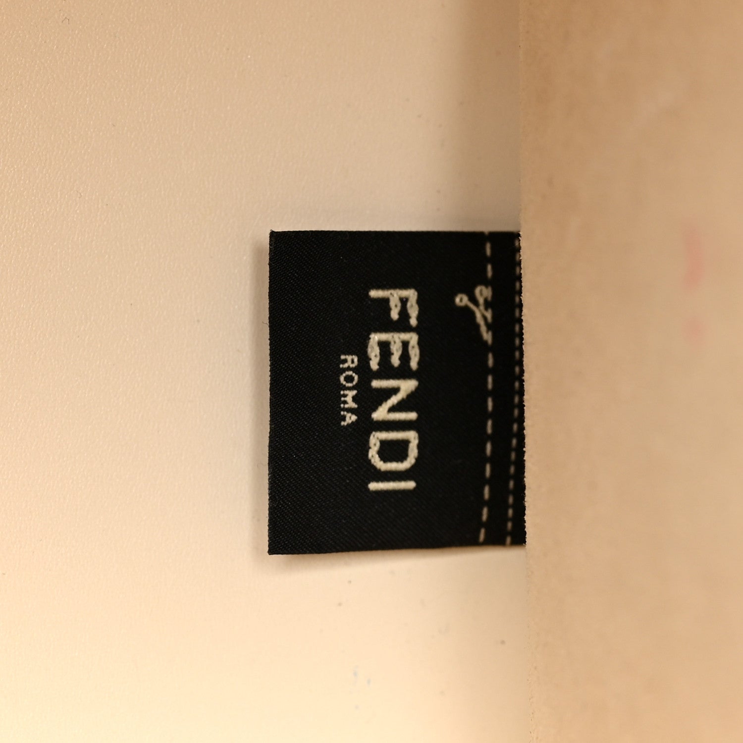 Fendi Vitello King Ceylon Plexiglass Woven Logo Debossed Medium Fendi Sunshine Shopper Tote White Ice 7 of 16